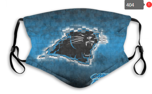 NFL Carolina Panthers #8 Dust mask with filter->nfl dust mask->Sports Accessory